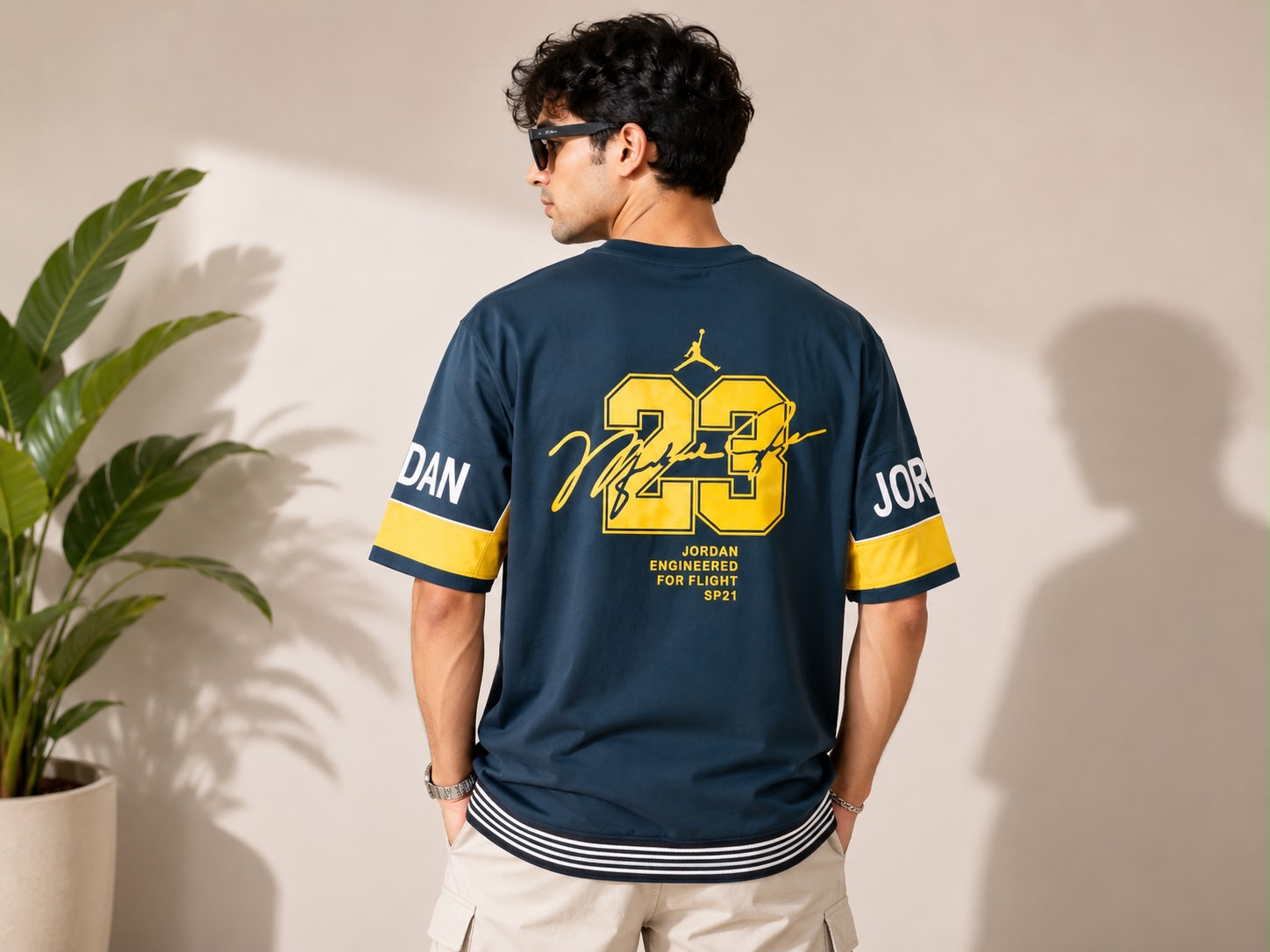 Down Shoulder T-Shirt - Image 2