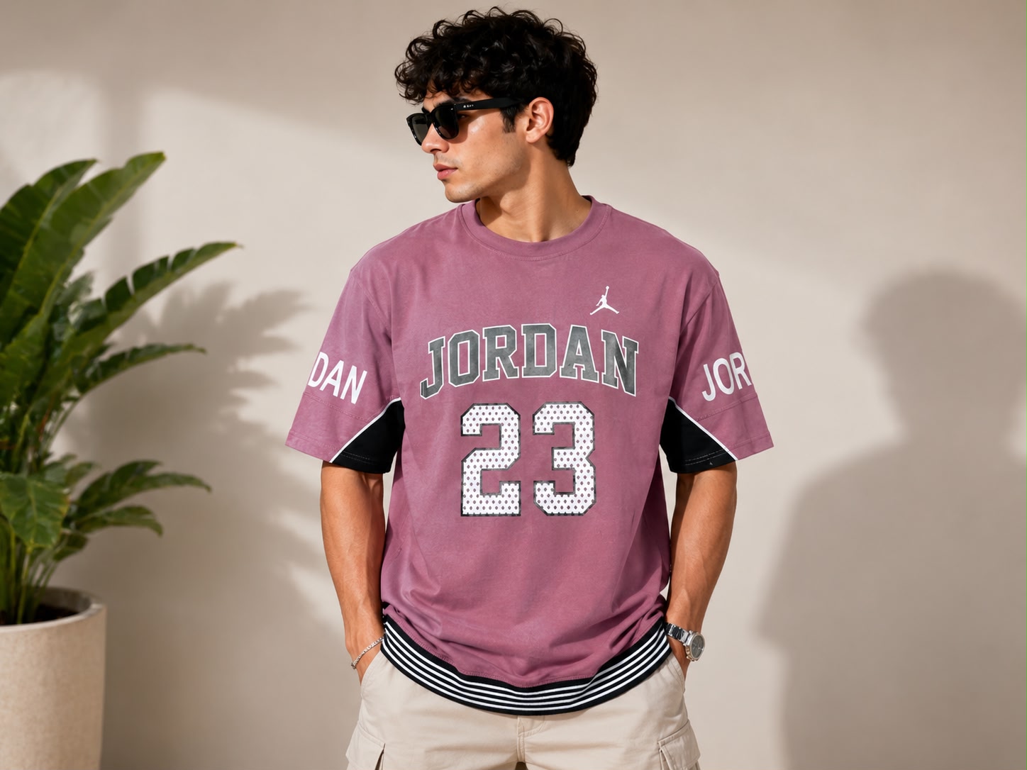 Down Shoulder T-Shirt