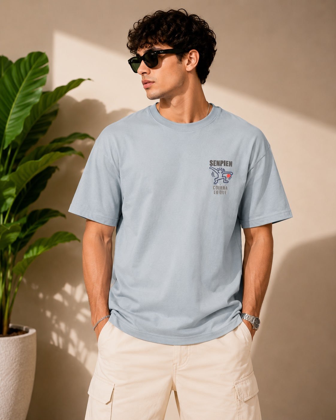 Down Shoulder T-Shirt