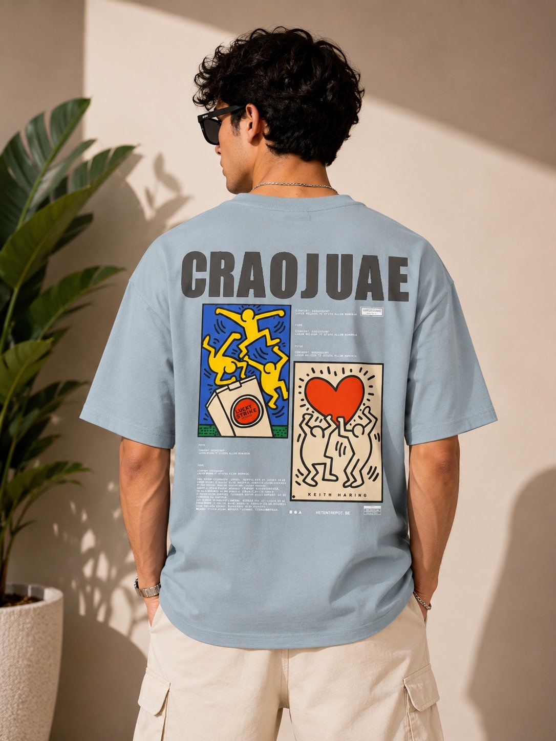 Down Shoulder T-Shirt - Image 2