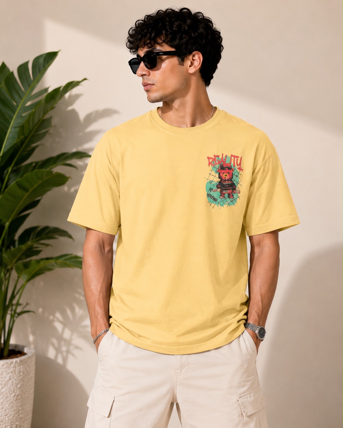 Down Shoulder T-Shirt