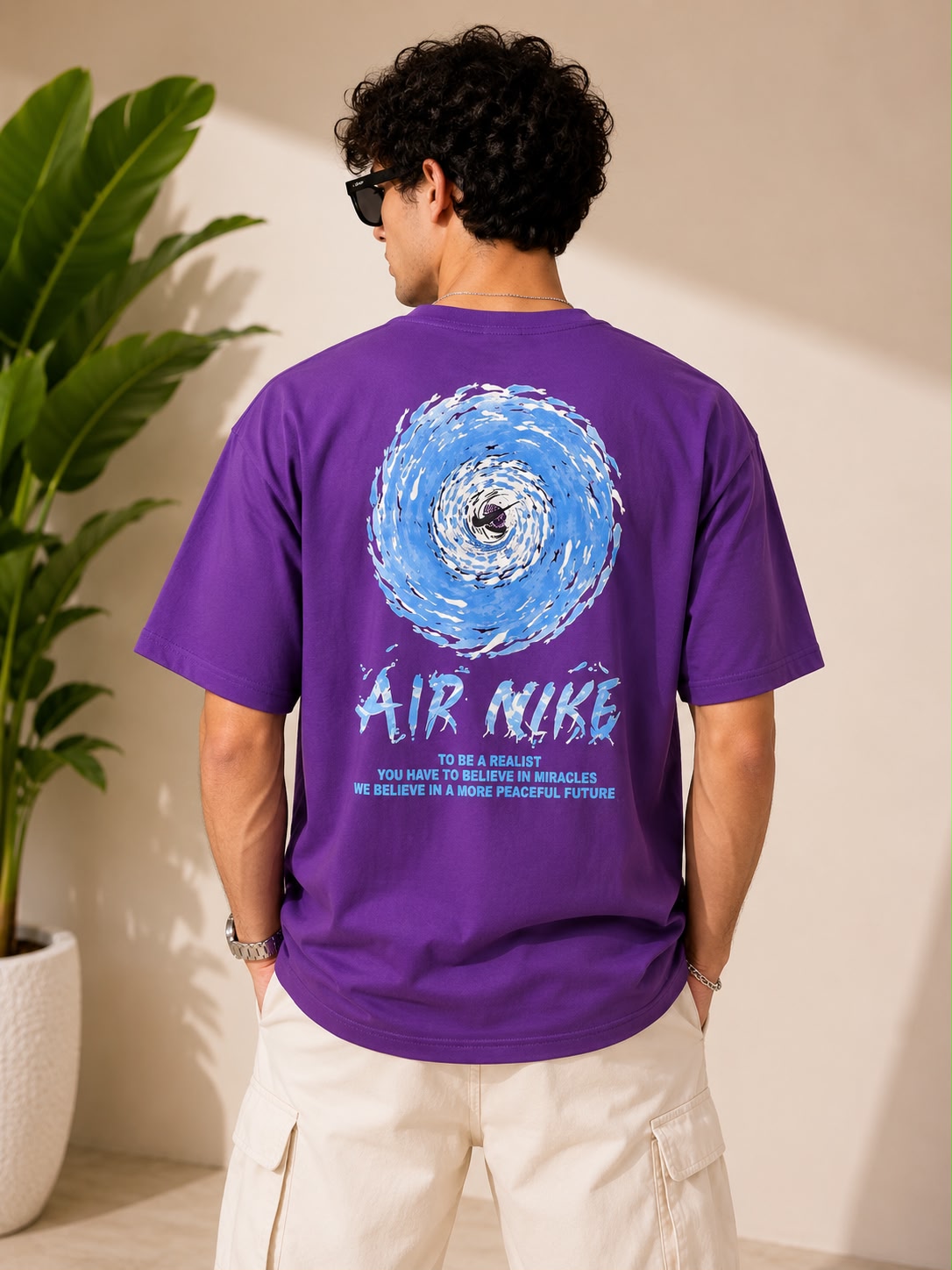Down Shoulder T-Shirt - Image 2