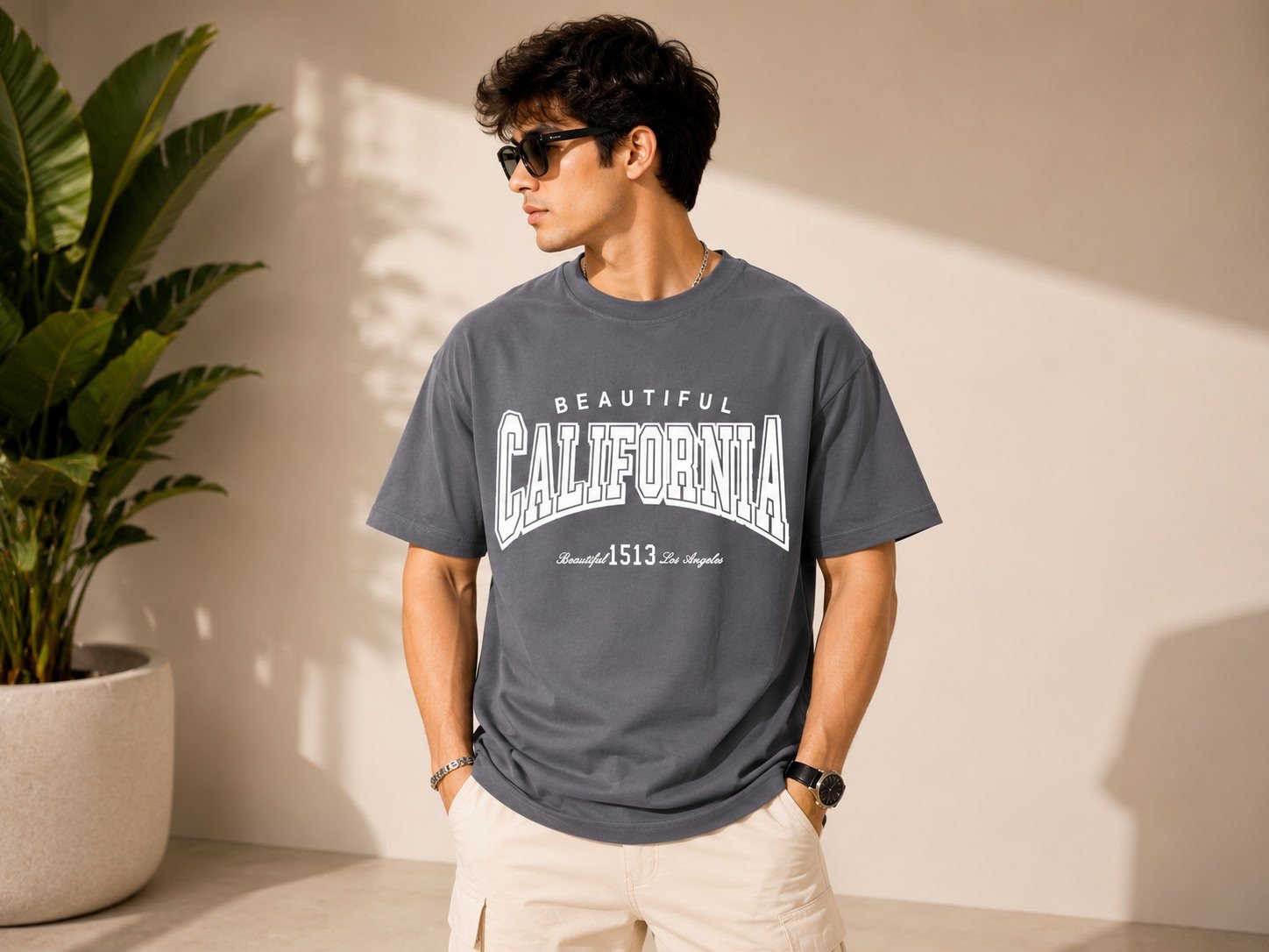 Down Shoulder T-Shirt
