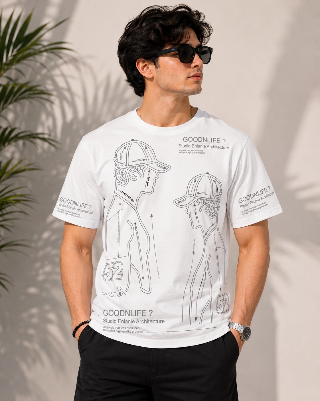 Down Shoulder T-Shirt