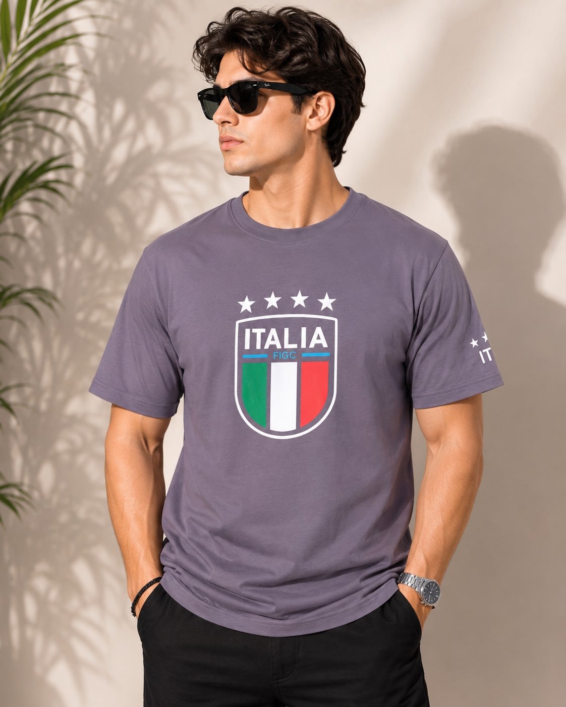 Down Shoulder T-Shirt