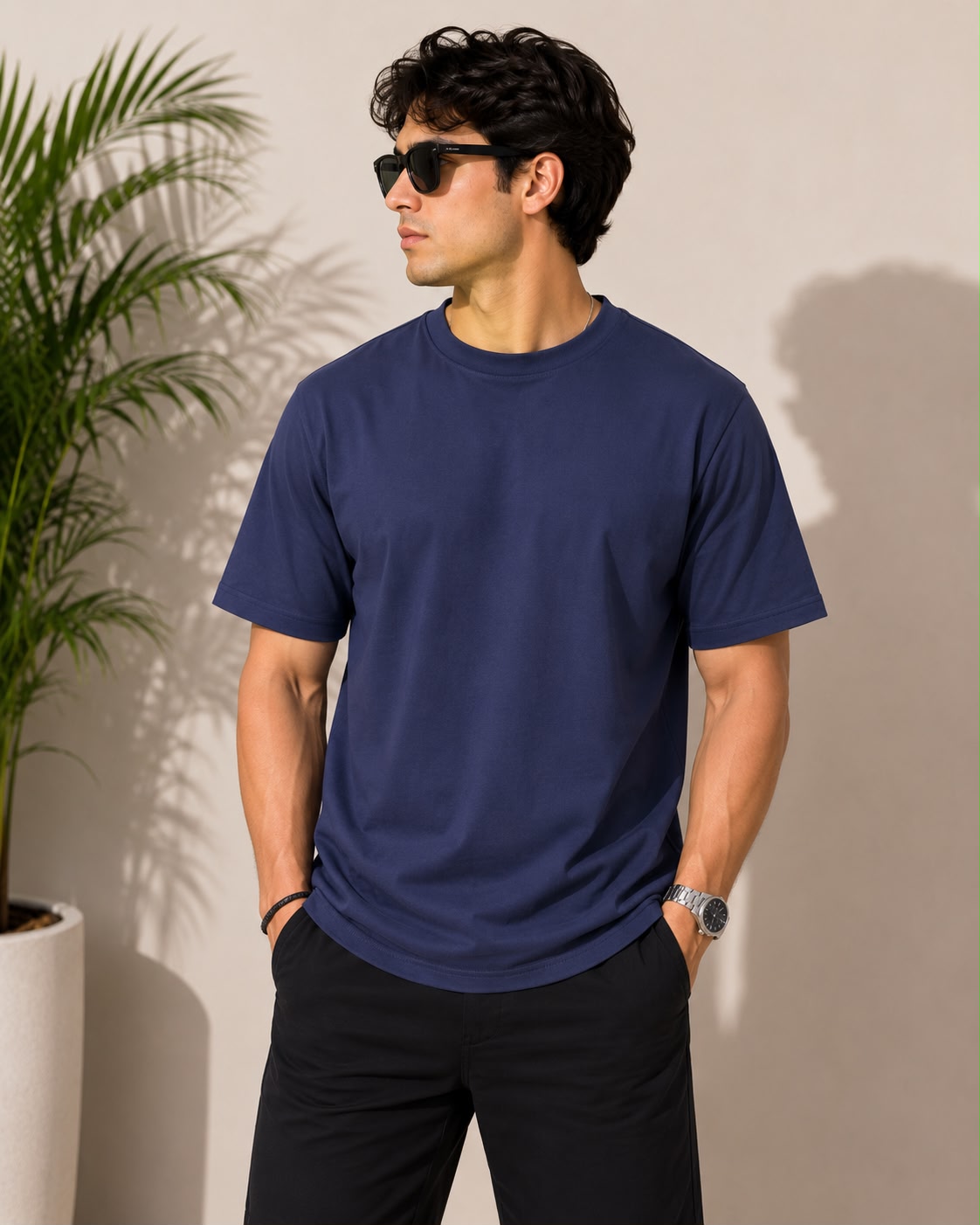 Down Shoulder T-Shirt