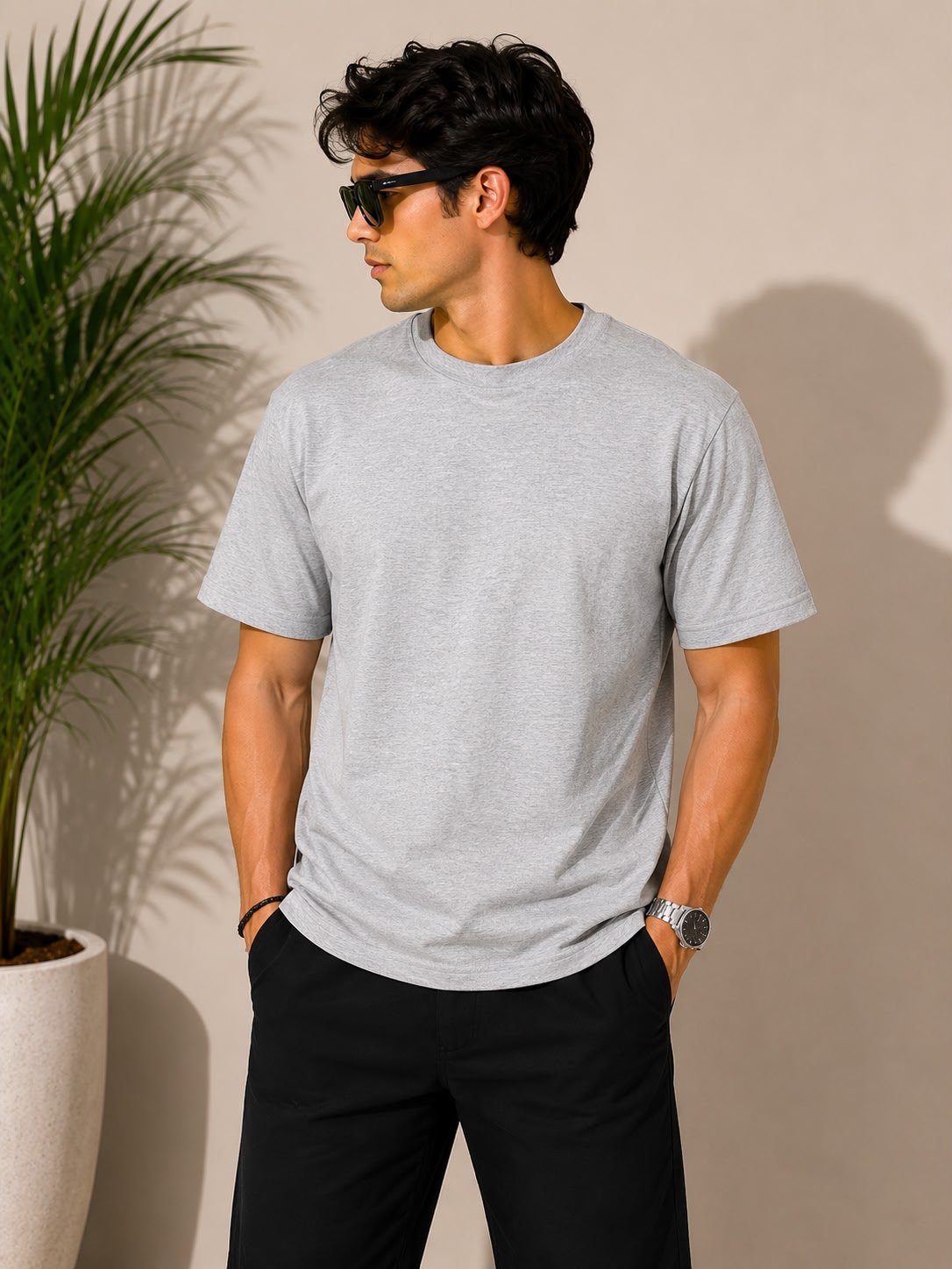 Down Shoulder T-Shirt