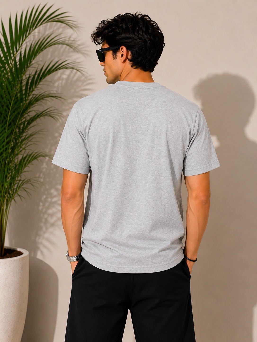 Down Shoulder T-Shirt - Image 2